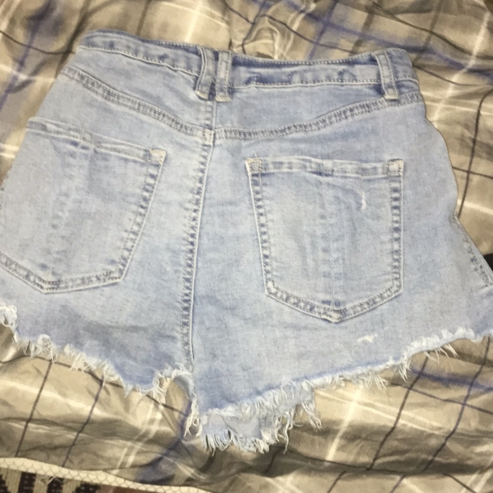 cute distressed jean shorts - Picture 2 of 7